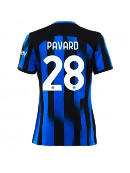 Inter Milan Benjamin Pavard #28 Replika Hemmakläder Dam 2023-24 Kortärmad